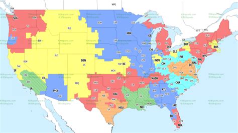 NFL Week 11 Coverage Map: TV Schedule for CBS, Regional Fox Shows ...