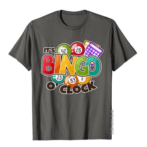 Bingo Caller Shirt It's Bingo O Clock Funny Bingo Shirts T-Shirt Cotton ...