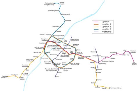 Brussels Metro – Metro maps + Lines, Routes, Schedules