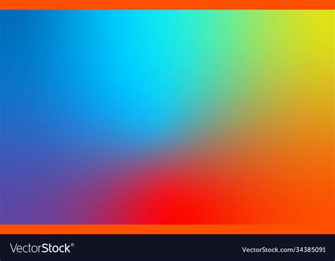 Abstract blue red and yellow blur color gradient Vector Image