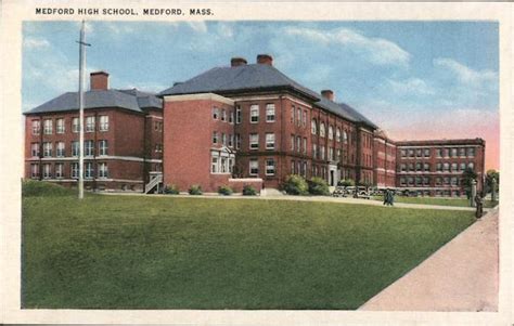 Medford High School Massachusetts Postcard