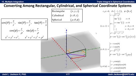 Calculus 15.18 Triple Integrals in Spherical Coordinates - YouTube