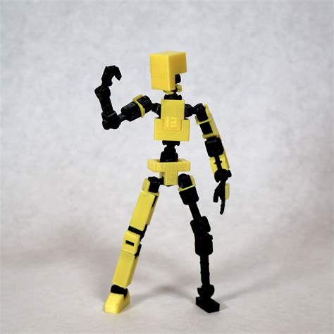 LUCKY 13 Printable Jointed Figure by soozafone | Download free STL model | Printables.com