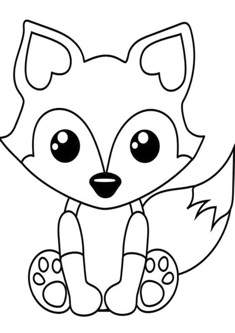 Free & Easy To Print Baby Animal Coloring Pages - Tulamama