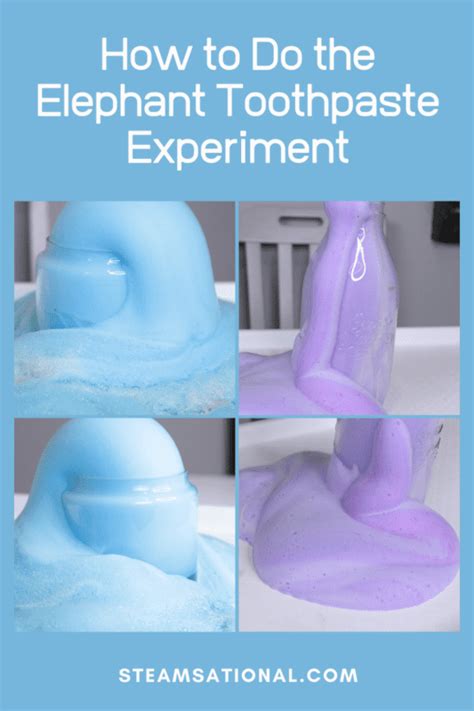 Elephant Toothpaste Explosion Experiment