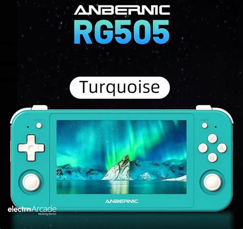 Anbernic RG505 4.95" OLED touch screen Android gaming handheld - conso