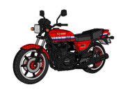 Kawasaki GPZ750 Motorcycle Free Vehicle Paper Model Download | Paper models, Vehicles, Kawasaki