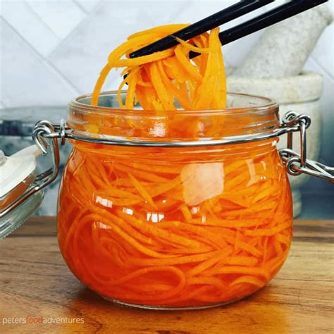 Quick Pickled Carrots - Peter's Food Adventures