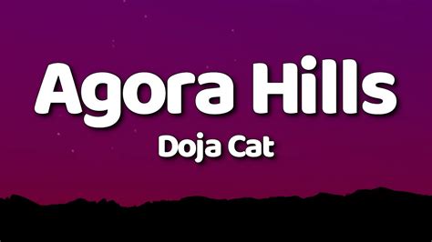 Doja Cat - Agora Hills (Lyrics) - YouTube