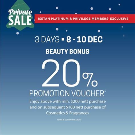 ISETAN Private Sale (8 Dec 2023 - 10 Dec 2023)