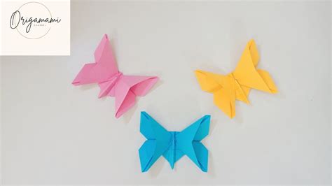 Origami Kupu-Kupu | Origami Butterfly | How to make origami butterfly @Origamami - YouTube