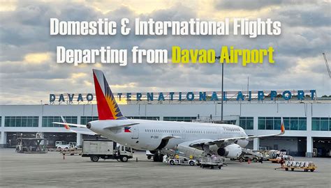 Domestic & International Flights Departing from Davao Airport