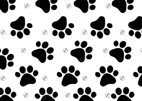 Cat Paw Black And White Simple Cute Hand Drawn Background, Pc Wallpaper, Cat Paw, Black And ...