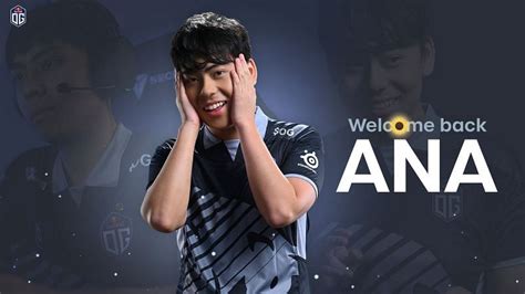 Ana returns to OG's Dota 2 roster for the upcoming DPC Season