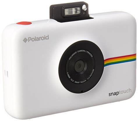 Polaroid Snap Touch Instant Print Digital Camera With LCD Display (White) with Zink Zero Ink ...