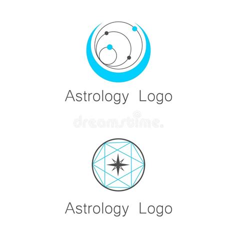 Astrology Logos Set stock vector. Illustration of fortunetelling ...