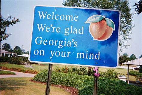 Georgia welcome sign | Georgia, Georgia travel, Georgia on my mind