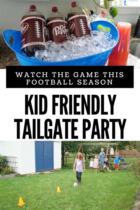 Family Friendly Tailgating Party • diy mama | Kids tailgate, Tailgate ...