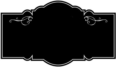 street sign blank template black - Clip Art Library