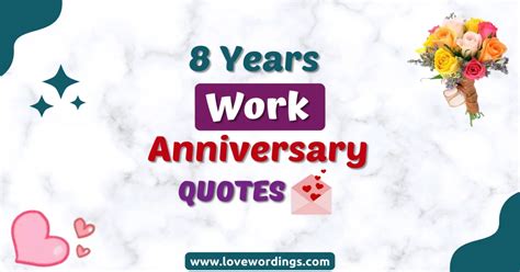 Amazing 8 Year Work Anniversary Quotes & Wishes [2023]