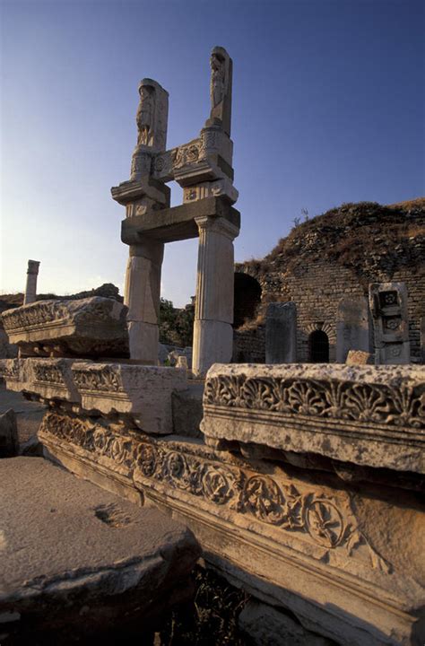 Temple Of Domitian In Ephesus, Turkey by Richard Nowitz