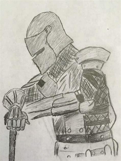 Warden drawing | For Honor Amino