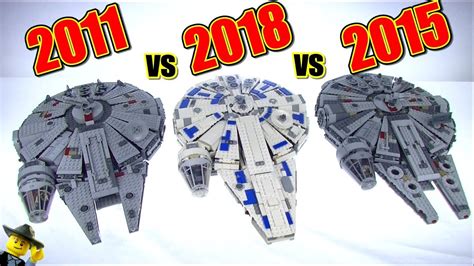 LET THE FALCON BATTLE BEGIN! The Ultimate LEGO Millennium Falcon Comparison - YouTube