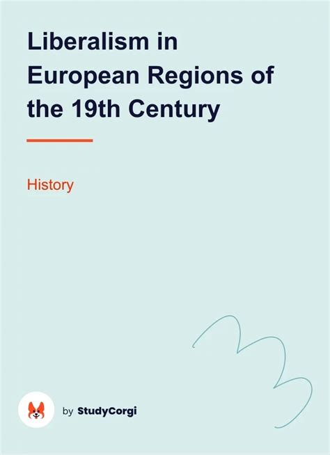 Liberalism in European Regions of the 19th Century | Free Essay Example