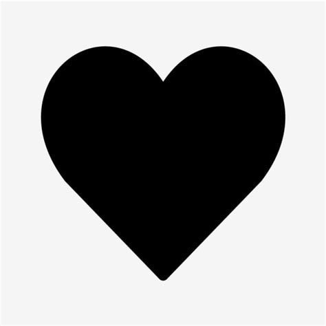 Corazón Vector Icono PNG ,dibujos Corazón Negro Clipart, Corazón ...