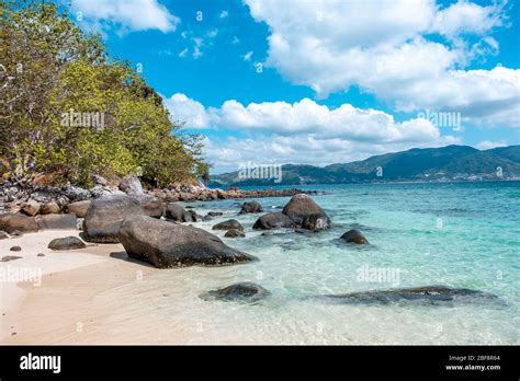 Paradise Beach, Phuket / Thailand - January 14, 2020: Paradise Beach is ...