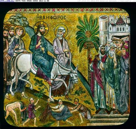 Jesus Triumphal Entry Painting at PaintingValley.com | Explore ...