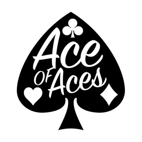 Ace of aces vinyl decal #203 | Vinyl decals, Custom vinyl, Vinyl