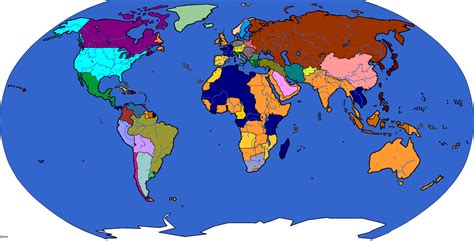 1900 Map Of The World - Map