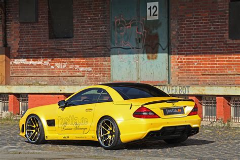 Fostla Mercedes-Benz SL 55 AMG Lquid Gold with 548 Horsepower