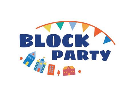 Block party illustration 148922 Vector Art at Vecteezy