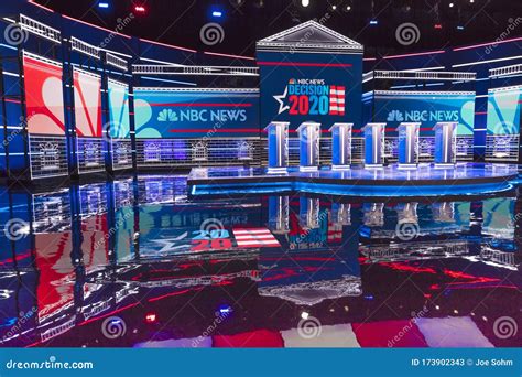 Democratic Presidential Candidates Debate Stage Hosted by NBC ...