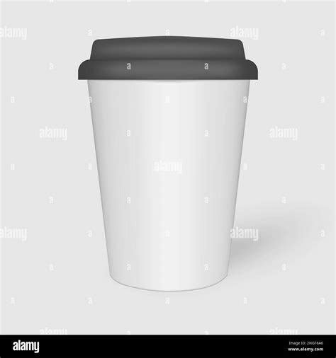 White takeaway coffee cup vector Stock Vector Images - Alamy
