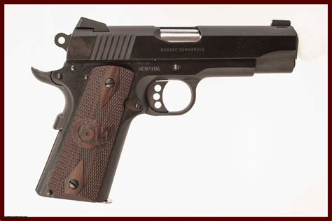 COLT COMBAT COMMANDER 1911 45 ACP USED GUN INV 215856