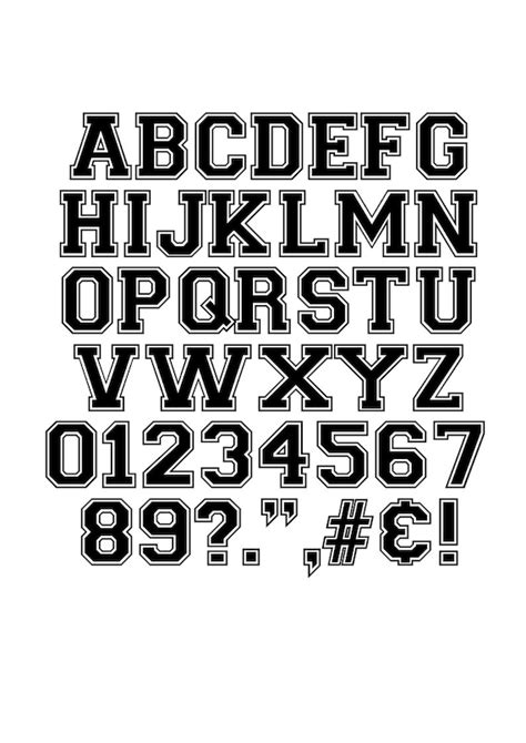 Varsity Font Svg, Varsity Letter Svg, Varsity Alphabet Svg,Sports Font ...