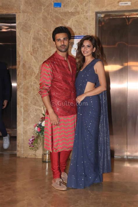 Kriti Kharbanda And Boyfriend Pulkit Samrat At A Diwali Party