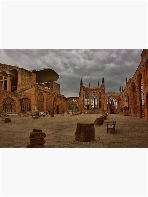 "Coventry Cathedral" Art Print by Thedodo | Redbubble