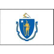 Nylglo Massachusetts State Flag, 3x5 Ft 142460 | Zoro