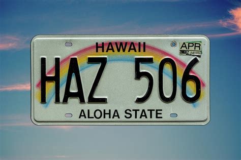 Hawaii License Plate Room Decor at Tiffiny Gonzalez blog