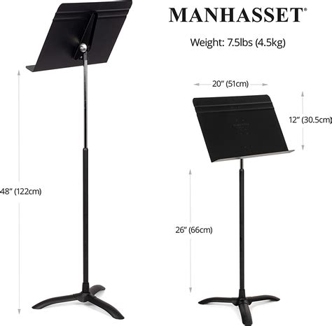 ATRIL de concierto MANHASSET M48 – music stand – Sala Beethoven