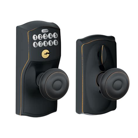 Schlage FE595-CAM-GEO Camelot Keypad Entry - Bronze 43156237630 | eBay