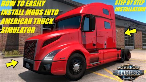 How To Easily Install MODS Into American Truck Simulator (ATS Mods Tutorial) - YouTube