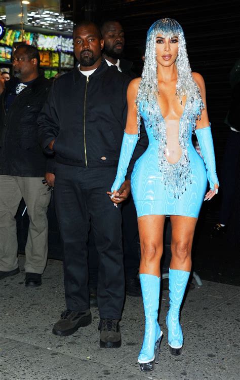 KIM KARDASHIAN and Kanye West at Met Gala After-party in New York 05/06 ...