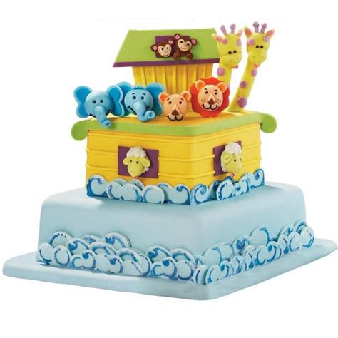 Noah's Ark cake. SO cute! | Noahs ark cake, Cupcake cakes, Cake decorating