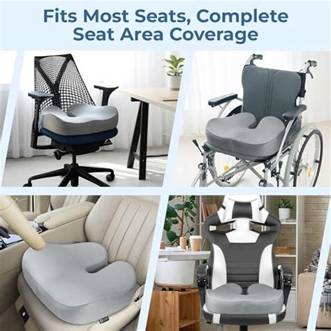 Snapklik.com : Seat Cushion For Office Chair - Tailbone Pressure Relief ...