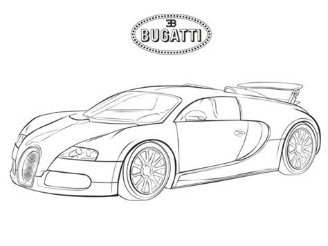 Bugatti Divo Malbuch zum Ausdrucken und online